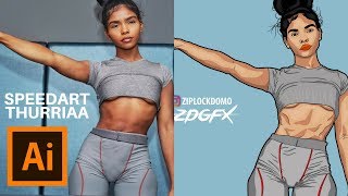 How To Make Cartoon Animation | Thurriaa | Adobe Illustrator