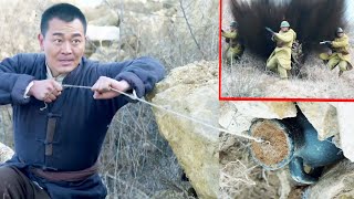 日軍堵著門叫囂，國軍隊長徹底怒了，佈下最新研製的地雷，帶大部隊強勢反擊！ ️ 抗日