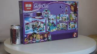 Mở hộp Lepin 01048 Lego Friends 41319 Snow Resort Hot Chocolate Van giá sốc rẻ nhất