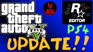GTA 5 DLC Update " Rockstar Editor " On PS4 - All Playable Characters in Director Mode!