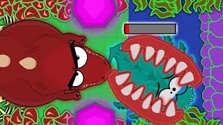 Mope.io BEST OF TREX FISHING OCEAN ANIMALS | TREX KILLS SEA MONSTER | Mope.io Funny Moments