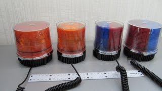 Проблесковый маячок на крышу светодиодный и газоразрядный - сравнение