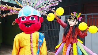 ONDEL ONDEL PRANK KA PUTE jadi ONDEL ONDEL juga, marah banget dia!