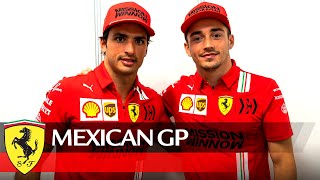 Charles and Carlos message after the Mexico GP