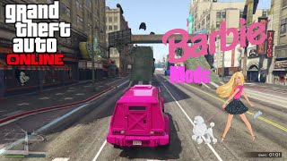 GTA V ONLINE: ROCKETS VS INSURGENTS! BARBIE MODE