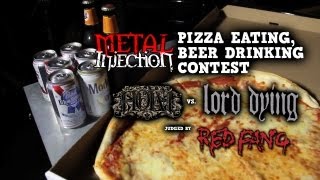 Pizza Eating Contest w/ RED FANG, HOWL, LORD DYING, and MORTALS on Metal Injection