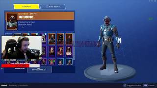 FORTNITE | NEW BLOCKBUSTER VISITOR SKIN, CUSTOMIZATION! UNLOCKED! (MUST SEE)