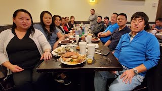Dinner at Royal Sushi Buffet.