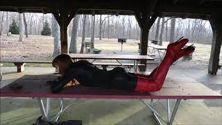 December 2019 New Sorbern  Matt Leopard  Red Crotch Thigh  High Ballet Heels