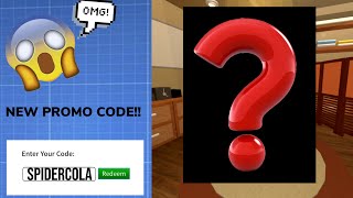 FREE SPIDER COLA! | Roblox Promo Code!