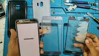 Trocando somente o vidro trincado Samsung j4