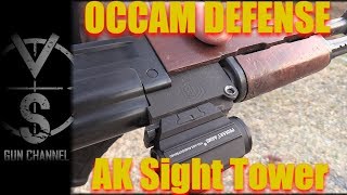 The Home Defense AK-47: Occam Defense Rear Sight Tower