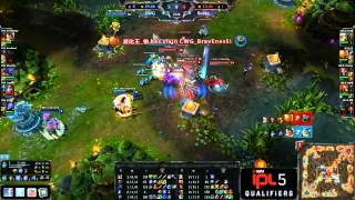 Combative Warrior Gaming vs Bobby King - Game 1 - IPL 5 HK Regional - League of Legends