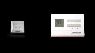 Computherm Q3 Q3RF (megújult külsővel) videobemutató - 03 A termosztát bekötése, alapbeállítások