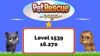 Pet Rescue Saga Level 1539 - No Boosters