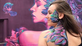 Street Art & Body Art/ Боди Арт в центре Ставрополя/Красивый рисунок на теле