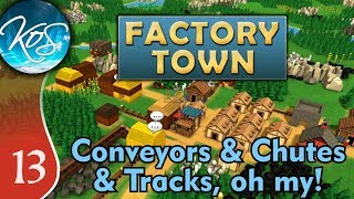 Factory Town Ep 13: PLAYING WITH TRANSPORT - (Extremely Alpha!) - Let's Play, Gameplay