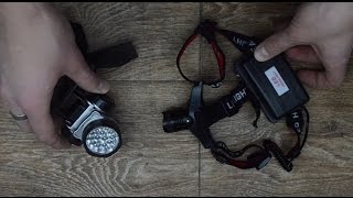 Налобный фонарик с Aliexpress.com