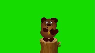 футаж.. винни пух поздравляет с днем рождения  ))