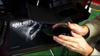 Steelseries Black Ops II Gaming Mouse & Pad Unboxing & First Look Linus Tech Tips