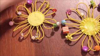 МК солншко с бусинами # tutorials # handmade