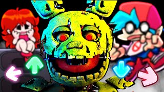 Кошмарный РЭП БАТЛ Спрингтрапа Friday Night Funkin' но это Five Nights at Freddy's 3 Мод HARD