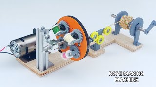 How to Make Rope Making Machine at Home