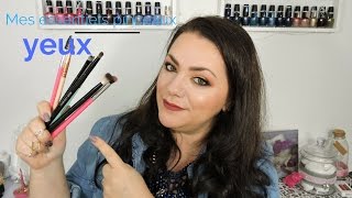 Mes essentiels pinceaux yeux