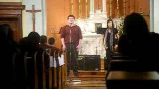 The Prayer" Ciara Whitty and Glenn Murphy.