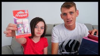 MIA VOUS FAIT DÉCOUVRIR SES ACHATS SCOLAIRE POUR SA RENTRÉE AU CP !!!