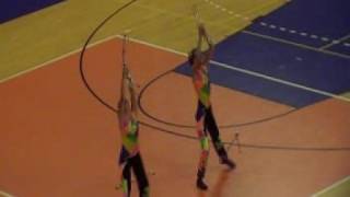EK Majorette 2008 Saskia Reints en Jantine Vereijken