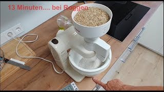 Bosch MUM4 Getreidemühle: Roggen 1kg mahlen. ⚠️ Danach defekt ?