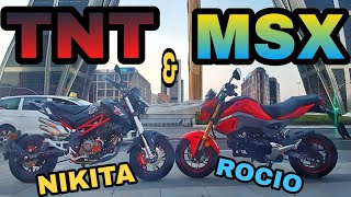 *QUEMANDO MADRID CON ESTOS MAQUINOTES Benelli TNT tornado 125 & Honda MSX 125 *