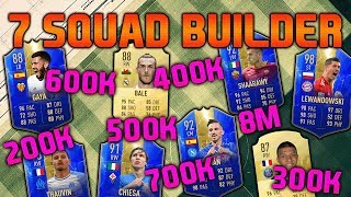 FIFA 19 SQUAD BUILDER 200K 300K 400K 500K 600K 700K 8M SQUAD BUILDER FUT CHAMPIONS FIFA 19
