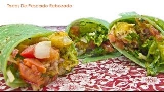 Receta Tacos de pescado rebozado