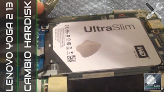 Lenovo yoga 2 13 Boot Fail Error | Sostituzione Hard Disk Interno |
