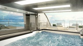 For sale WIDER 165 Eco yacht with helipad & Beachclub ready 2018