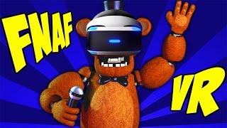 FNAF в ВИРТУАЛЬНОЙ РЕАЛЬНОСТИ с НАСТОЯЩИМИ АНИМАТРОНИКАМИ PS4 PRO
