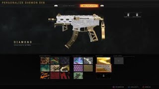 Unlocking the DIAMOND CAMO FOR THE DAEMON 3XB!!!!!!!