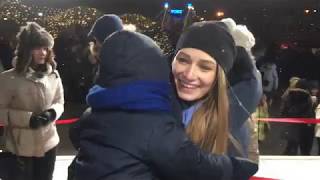 Колесо обозрения на Контрактовой. Старый Новый Год 2018