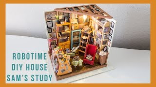 ROBOTIME DIY HOUSE Sam's Study | Timelapse
