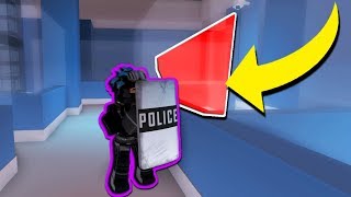 USING THE SHIELD TO BLOCK CAMERAS! (Roblox Jailbreak MYTHBUSTERS)