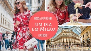 NOSSA LUA DE MEL!! A viagem das nossas vidas.#7anoscasados - Milão,  EPISÓDIO 1