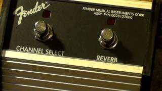 Fender Amplifier Channel Selection Pedals