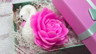Мыловарение ?форма 2 в 1 «Лебедь - роза»?DIY