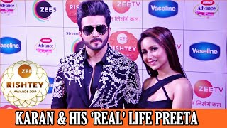 Zee Rishtey Awards 2019: Dheeraj Dhoopar aka Karan & Wife Vinny Arora Grace ZRA Red Carpet