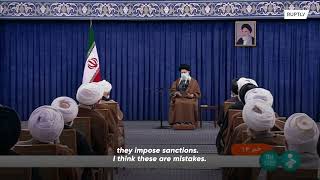 'It is wrong to surrender' in order to avoid sanctions - Iranian Supreme Leader Ayatollah Khamenei.