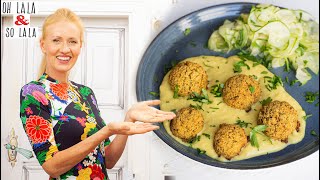 Viel Protein * Bestes Falafel Rezept & eine Soße zum verlieben * einfach kochen * gesund leben