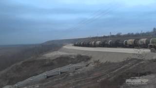 Тепловозы 2ТЭ116-773 и 2ТЭ116-635 (толкач в хвосте) компании Трансойл