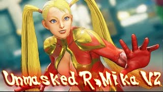 Street Fighter V PC mods - Unmasked R.Mika V2 Phoenix costume